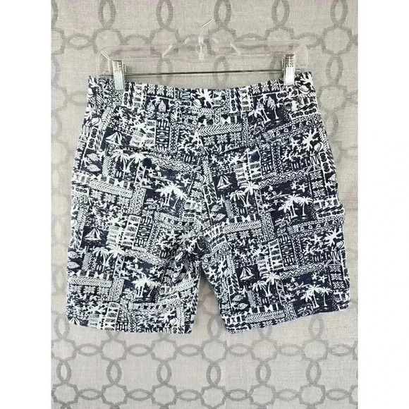 Slate & Stone Tropical Beach Print Bermuda Mens Shorts - 1037A/1 - Picture 2 of 9